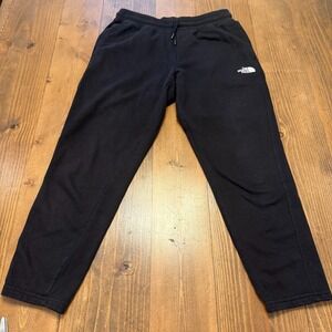 The North Face Half Dome Crop Joggers‎ Sweatpants Womens Large Black Outdoor